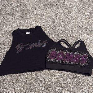 Top Gun Orlando Bombshells Practice Wear Tank and Sports Bra Set